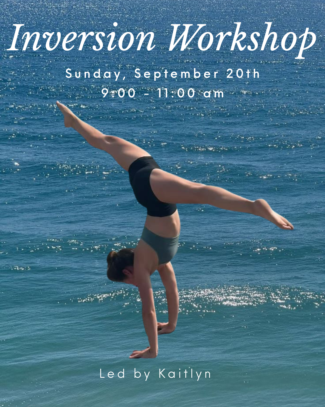 Inversion Workshop at The Oasis
