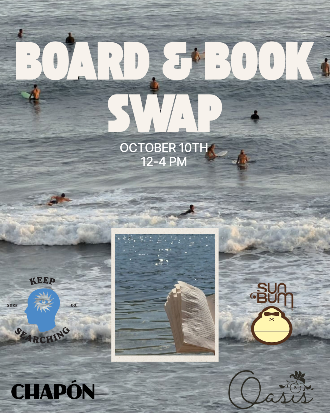 Board & Book Swap at The Oasis